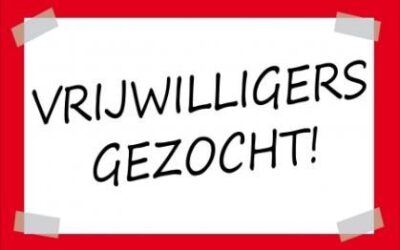Vrijwilligers gezocht!