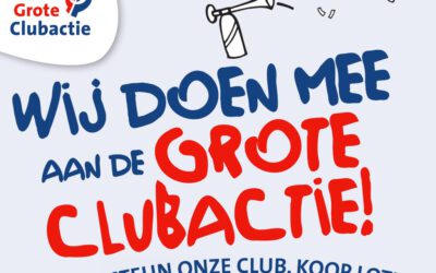 Grote Clubactie 2026, let’s go en samen scoren voor onze club!